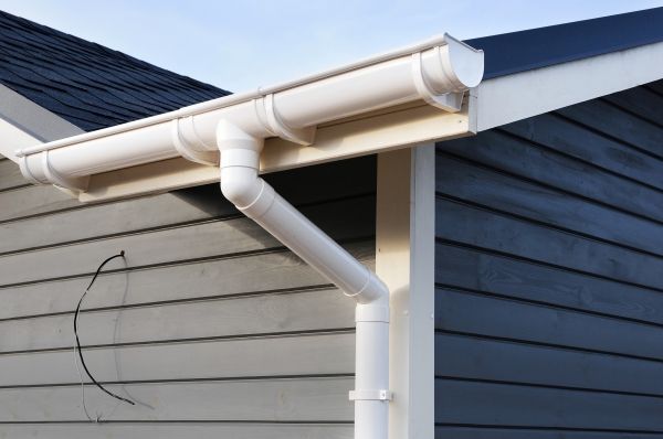 PVC Rain Gutter Installation in Lenoir