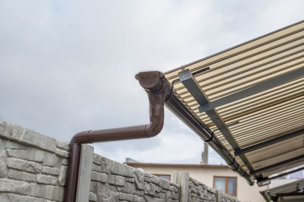 Plastic Downspout Installation in Lenoir